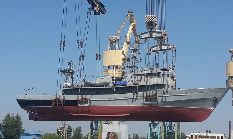 ЧСЗ отремонтировал морское водолазное судно ВМС Украины «Нетешин»