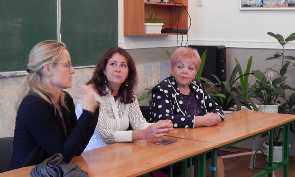 В Николаевской школе №29 состоялась встреча с гостями из Германии
