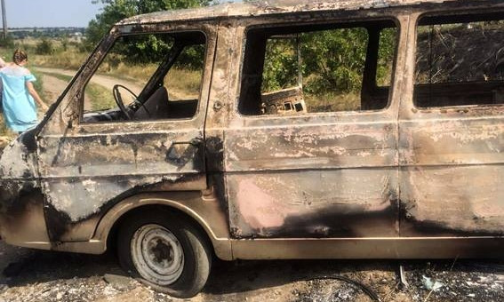 На Николаевщине охранника предприятия убили, а тело сожгли вместе с автомобилем