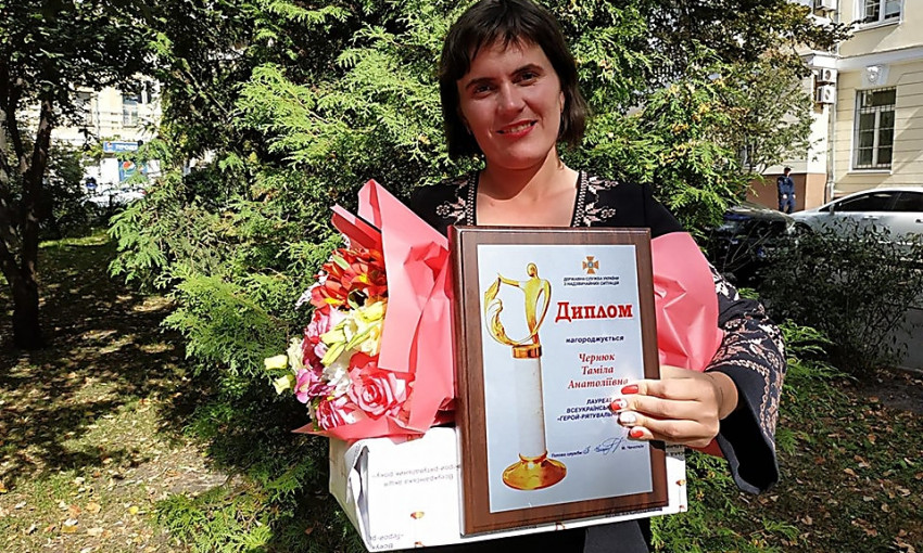 Награда из рук Президента: Тамила Чернюк из Николаевской области удостоена премии «Герой-спасатель года»