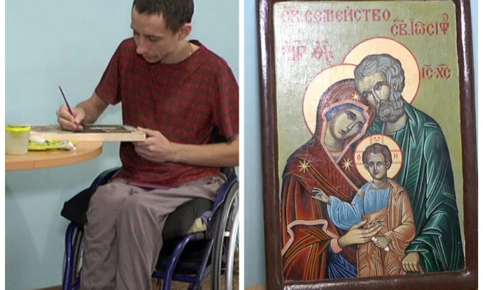 «Иконопись стала путем к реабилитации»: Бывший военнослужащий из Николаева начал писать иконы