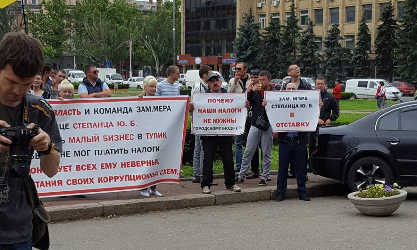 В Николаеве началась акция протеста