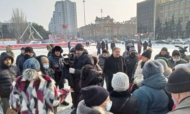 В Николаеве люди вновь вышли на митинг против повышения тарифов