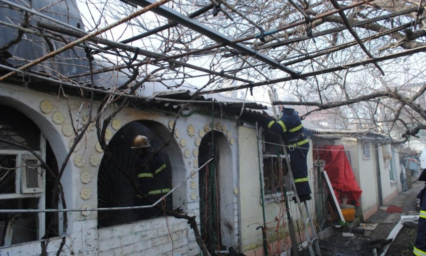 В Витовском районе в собственном доме во время пожара сгорел мужчина