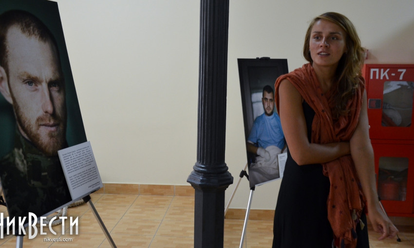 Киевская журналистка привезла в Николаев фотовыставку о героях АТО «Портрет солдата»
