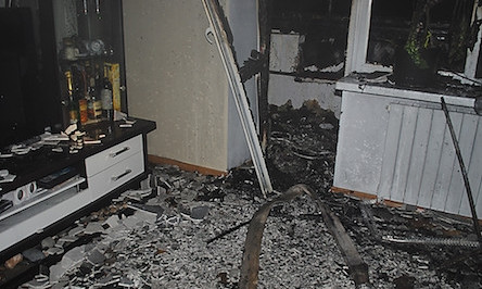 На проспекте Центральном в Николаеве произошел в квартире пожар из-за халатности женщины