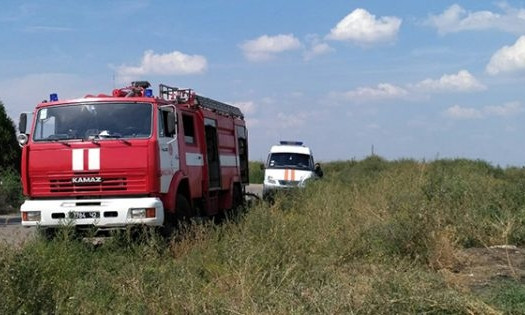 Сегодня в Ингульском районе Николаева горит стихийная свалка
