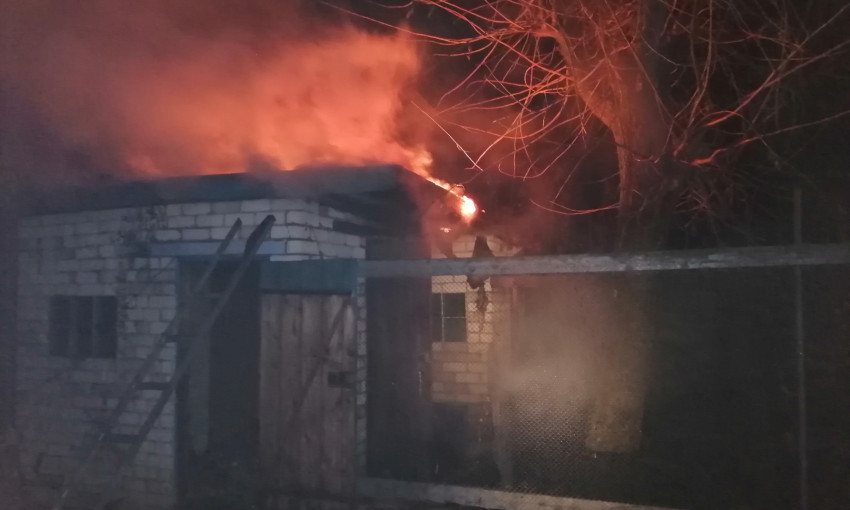 В Константиновке на дачном участке произошел пожар