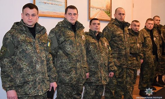 Отряд николаевских полицейских отправился нести службу в Донецкую область