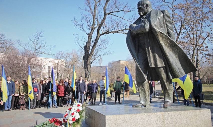 В Николаеве отметили 205 годовщину со дня рождения выдающегося украинца Тараса Григорьевича Шевченко