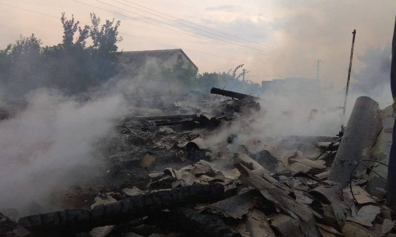 В Николаеве из-за короткого замыкания сгорел жилой дом
