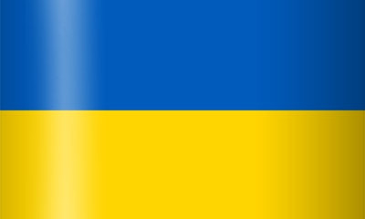 Флешмоб яхтсменов с украинскими флагами
