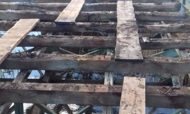 «По многочисленным запросам»: На Николаевщине ремонтируют аварийный мост